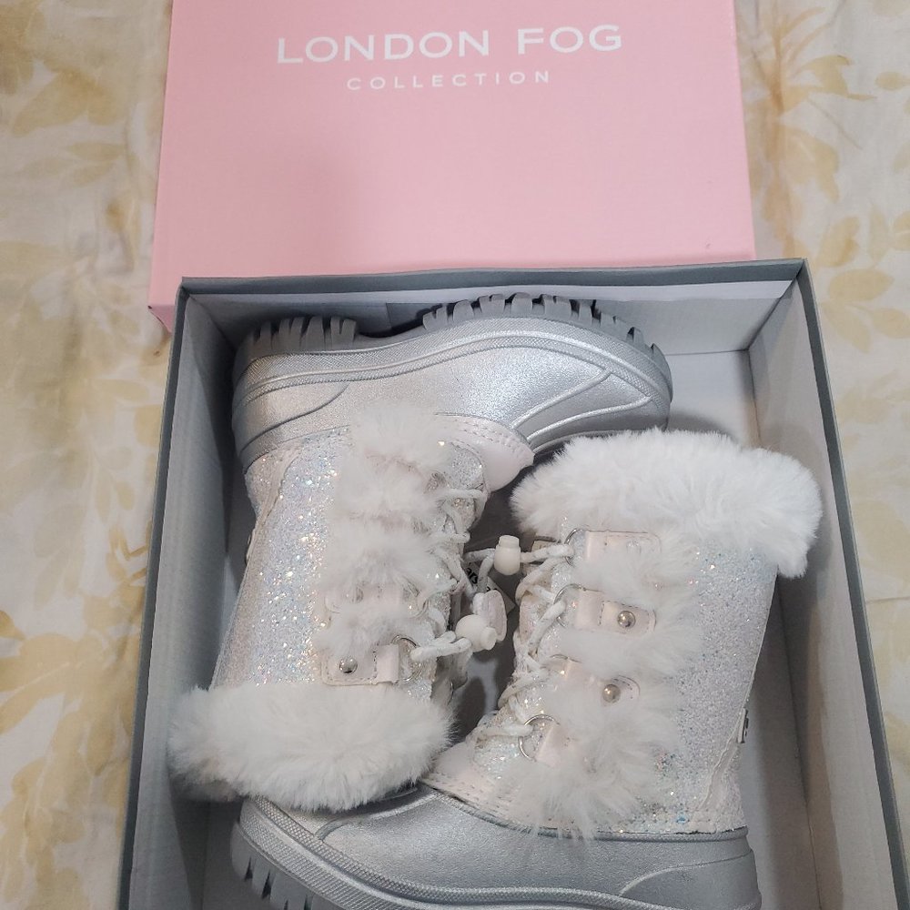 New Girls White Boots w Fur